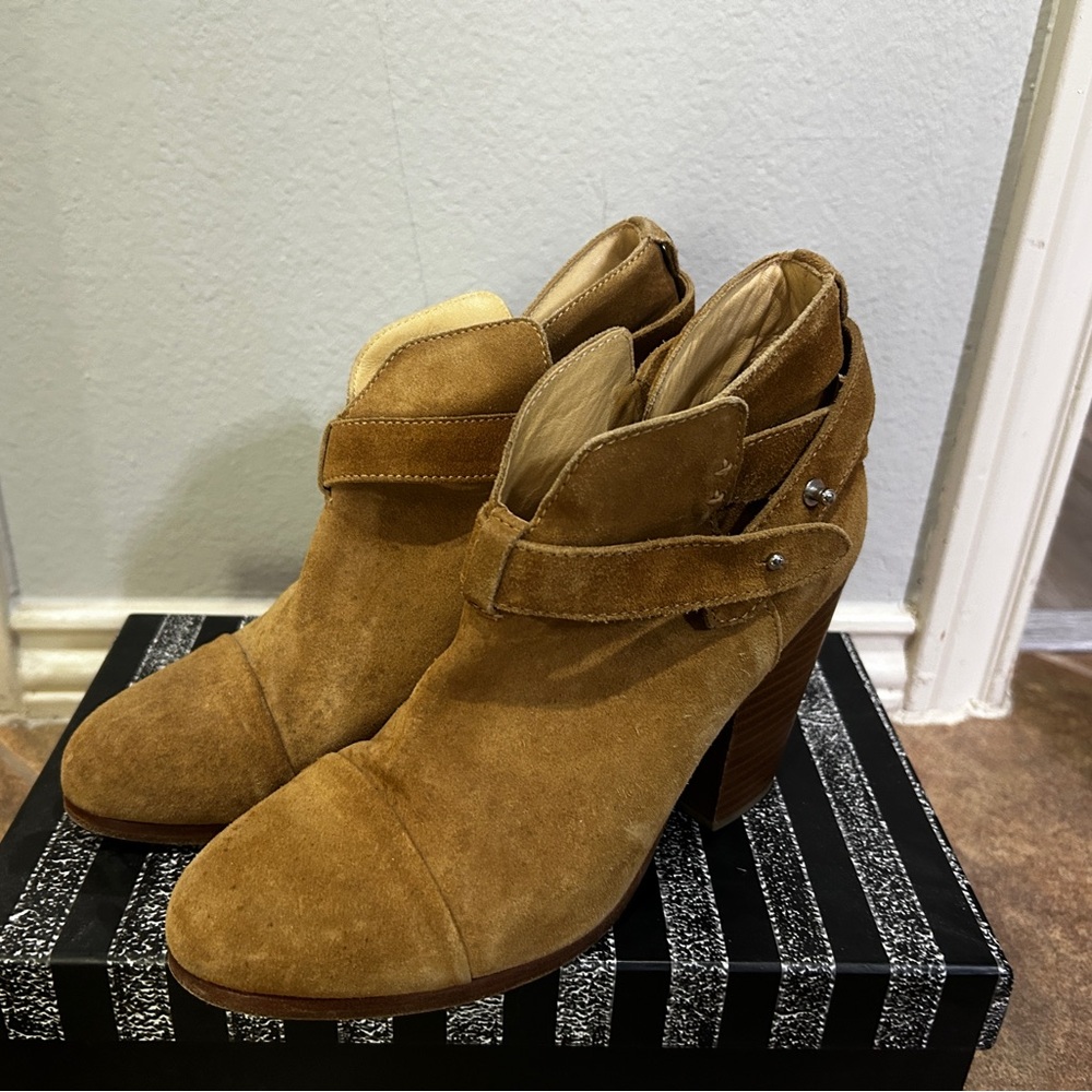 Rag & Bone Brown Suede Ankle Booties
